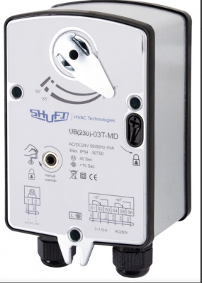 Shuft UB(24)-10T-MD Электропривод с возвратной пружиной для противопожарных клапанов