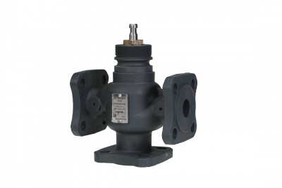 Клапан регулирующий, трехходовой, седельный, фланцевый Ридан VF-3R DN 15, Kvs 1,0 Клапан регулирующий, трехходовой, седельный, фланцевый Ридан VF-3R DN 15, Kvs 1,0