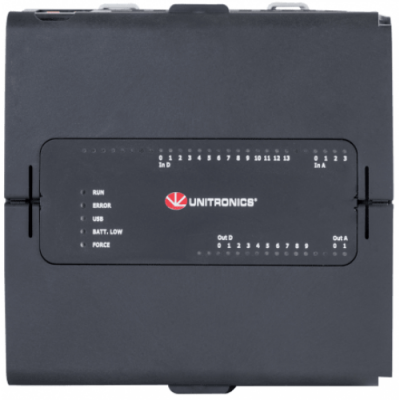 USC-B5-RA28 Контроллер UniStream Стандарт 24 VDC, 14DI (из них 2 High speed) 2AI, 2TC, 8RO, 2AO. Unitronics USC-B5-RA28 Контроллер UniStream Стандарт 24 VDC, 14DI (из них 2 High speed) 2AI, 2TC, 8RO, 2AO. Unitronics