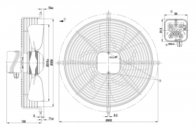 Вентилятор осевой ebmpapst S4E315AC0807 Вентилятор осевой ebmpapst S4E315AC0807